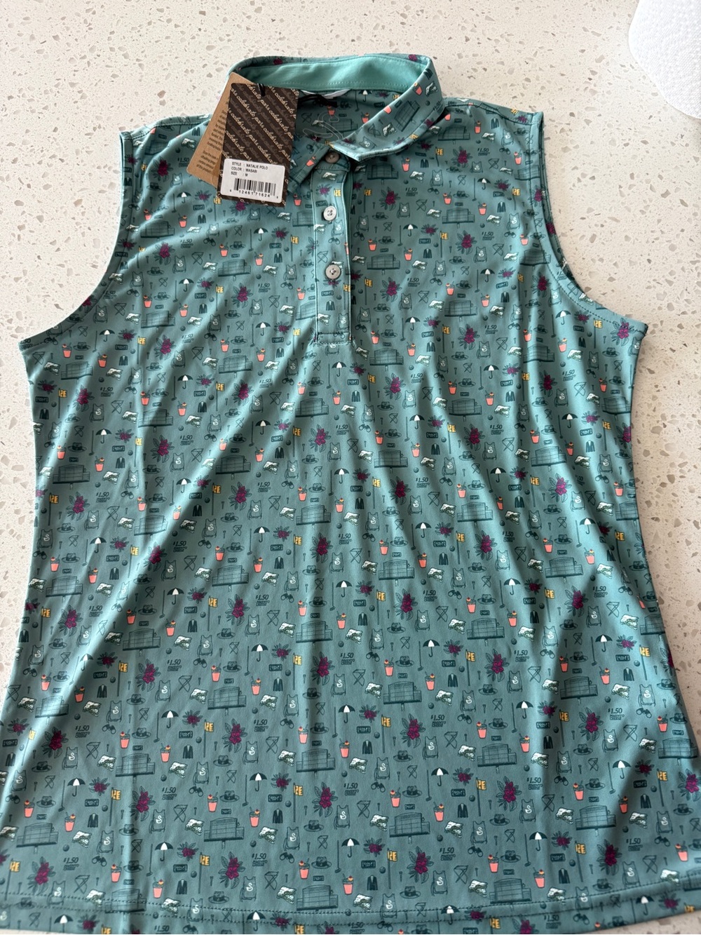 Women’s golf tank top